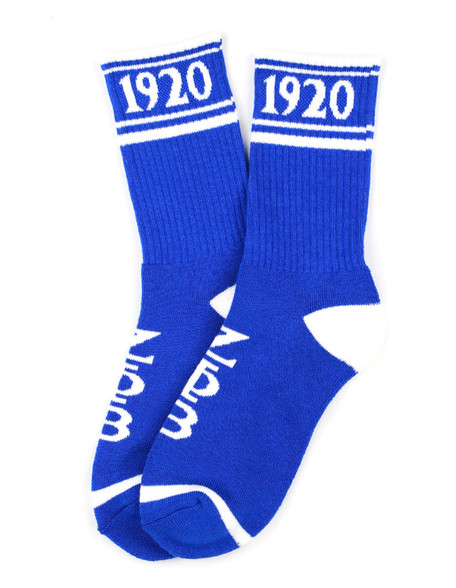 Zeta Phi Beta Sorority Socks-Blue