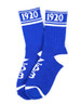 Zeta Phi Beta Sorority Socks-Blue