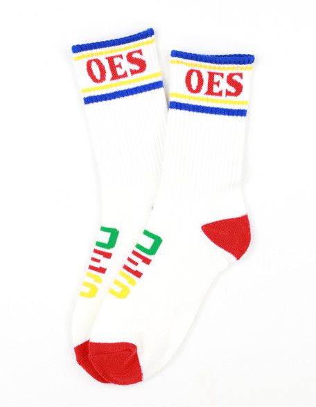 Order of the Eastern Star OES Socks- White