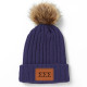 Sigma Sigma Sigma Tri-Sigma Sorority Pom Beanie