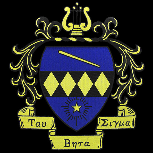 Tau Beta Sigma Sorority Emblem- 10.5 Inches