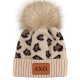 Alpha Chi Omega Sorority Beanie- Leopard