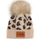 Gamma Phi Beta Sorority Beanie- Leopard