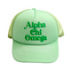 Alpha Chi Omega Sorority Trucker-Style Baseball Hat 