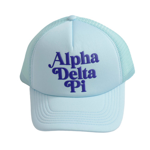 Alpha Delta Pi ADPI Sorority Trucker-Style Baseball Hat 