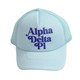 Alpha Delta Pi ADPI Sorority Trucker-Style Baseball Hat 