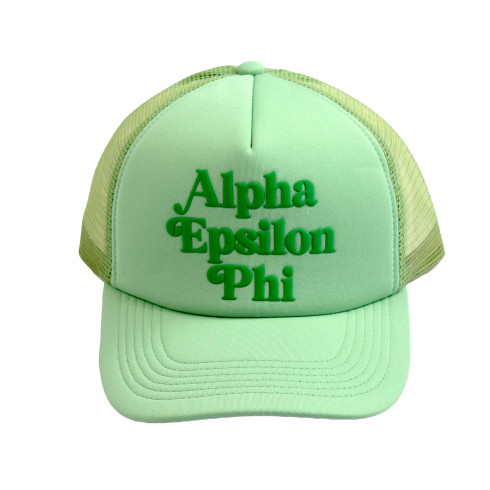 Alpha Epsilon Phi AEPHI Sorority Trucker-Style Baseball Hat 