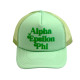 Alpha Epsilon Phi AEPHI Sorority Trucker-Style Baseball Hat 