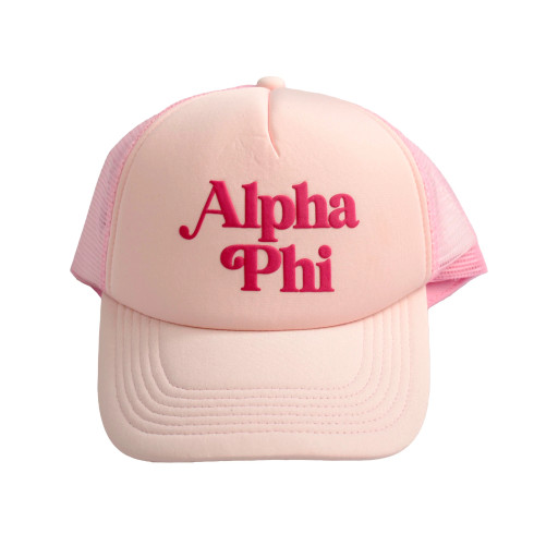 Alpha Phi Sorority Trucker-Style Baseball Hat 