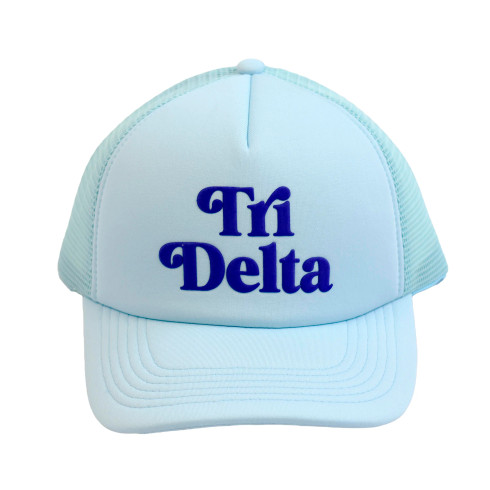 Delta Delta Delta Tri-Delta Sorority Trucker-Style Baseball Hat 