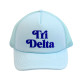 Delta Delta Delta Tri-Delta Sorority Trucker-Style Baseball Hat 