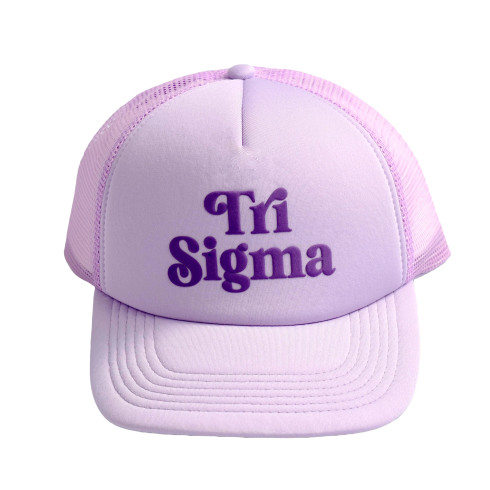  Sigma Sigma Sigma Tri-Sigma Sorority Trucker-Style Baseball Hat 