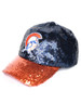 Virginia State University Sequin Hat- Mascot-Front