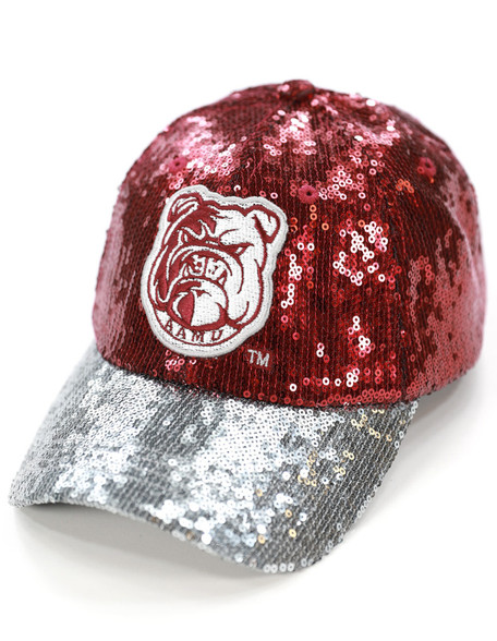 Alabama A&M University Sequin Hat- Mascot-Front
