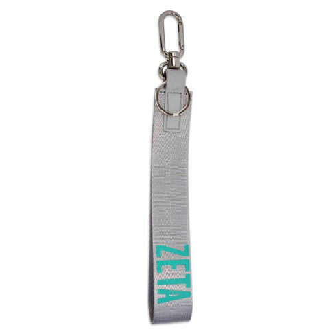Zeta Tau Alpha ZTA Sorority Keychain- Hands-Free Wristlet Lanyard Style 