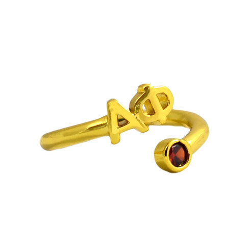 Alpha Phi Sorority Wraparound Ring