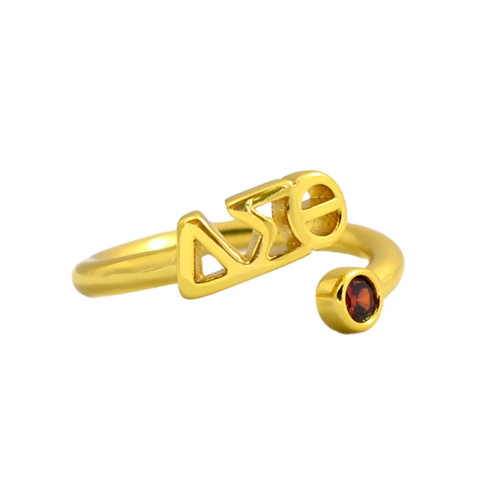Delta Sigma Theta Sorority Wraparound Ring