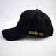 Sigma Nu Fraternity Baseball Cap Cotton 5-Panel Black Hat-Back