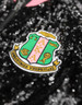 Alpha Kappa Alpha AKA Sorority Sequin Jacket-Black