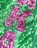 Alpha Kappa Alpha AKA Sorority Sequin Jacket-Green
