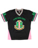 Alpha Kappa Alpha AKA Sorority Football Jersey-Black-Front