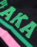 Alpha Kappa Alpha AKA Sorority Football Jersey-Black