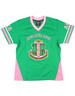 Alpha Kappa Alpha AKA Sorority Football Jersey-Green-Front