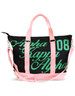 Alpha Kappa Alpha AKA Sorority Canvas Bag- Black/Pink