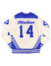 Phi Beta Sigma Fraternity Pull Over V-Neck Sweater- Crest-White/Blue        