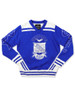 Phi Beta Sigma Fraternity Pull Over V-Neck Sweater- Crest-Blue/White-Front