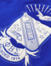 Phi Beta Sigma Fraternity Pull Over V-Neck Sweater- Crest-Blue/White