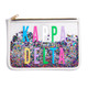 Kappa Delta Sorority Cosmetic Bag-Confetti 