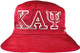 Kappa Alpha Psi Fraternity Embroidered Bucket Hat- Red/White