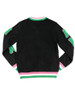 Alpha Kappa Alpha Sorority Pull Over V-Neck Sweater- Crest-Black/Pink  -Back