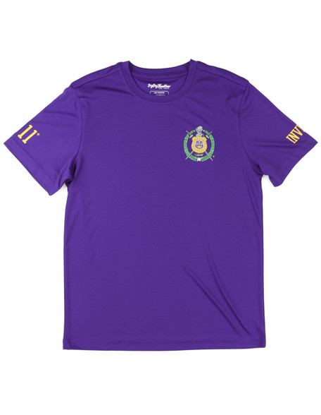 Omega Psi Phi Fraternity Shirt- Dri Fit- Crest 
