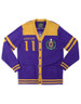 Omega Psi Phi Fraternity Button Down Sweater-Front