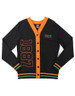 Florida A&M University FAMU Cardigan- Women’s-Black/Orange-Front