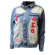 Delta Sigma Theta Sorority Denim Jacket-Front