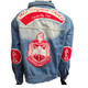 Delta Sigma Theta Sorority Denim Jacket-Back