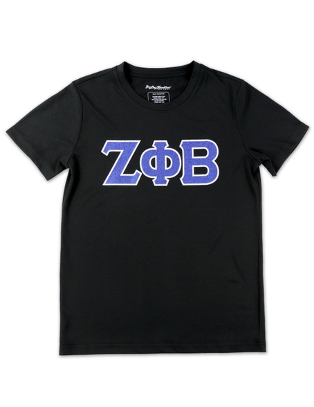 Zeta Phi Beta Sorority Dri-Fit Shirt-Black