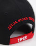 Delta Sigma Theta Sorority Hat- Three Greek Letters-Black-Style 2