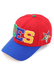 Order of the Eastern Star OES Hat-Red/Blue