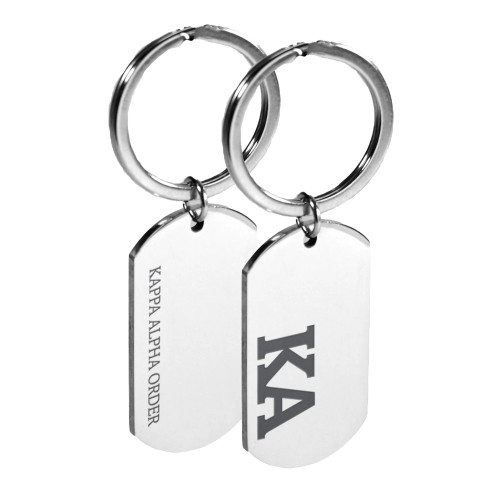 Kappa Alpha Order Dog Tag Key Chain 