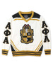 Alpha Phi Alpha Fraternity Pull Over Sweater-White/Black