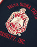 Delta Sigma Theta Sorority Baseball Jersey- Button Up-Black
