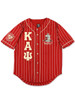 Kappa Alpha Psi Fraternity Baseball Jersey- Button Up-Crimson