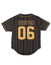Alpha Phi Alpha Fraternity Baseball Jersey- Button Up-Black