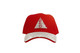 Delta Sigma Theta Sorority-Hat Red with Rhinestone Symbol