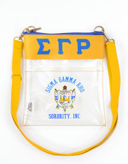 Sigma Gamma Rho Sorority Clear Cross Body Bag