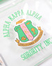 Alpha Kappa Alpha AKA Sorority Clear Cross Body Bag-Green